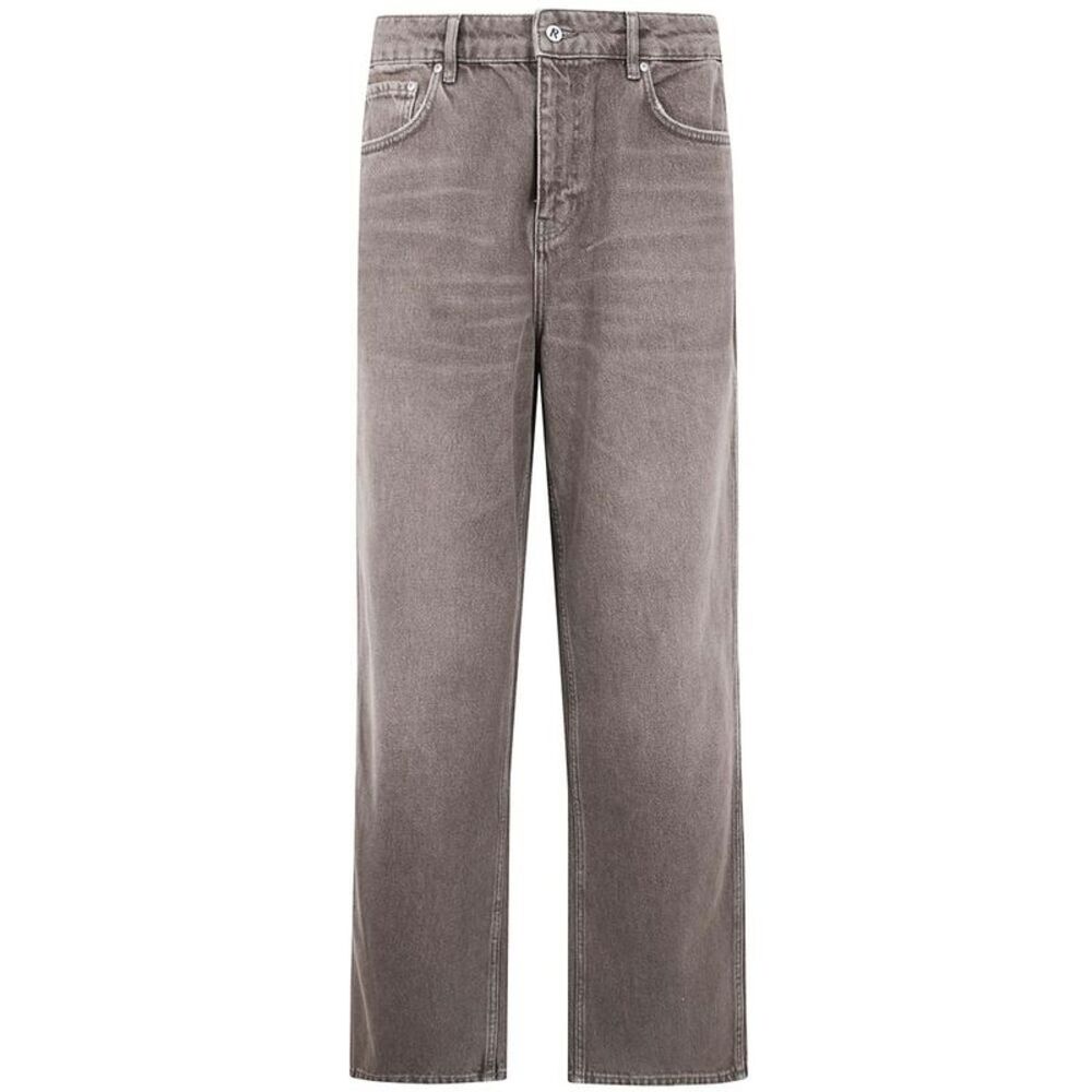 REPRESENT Relaxed Fit Straight Leg Denim Jeans Men GREEN Pants